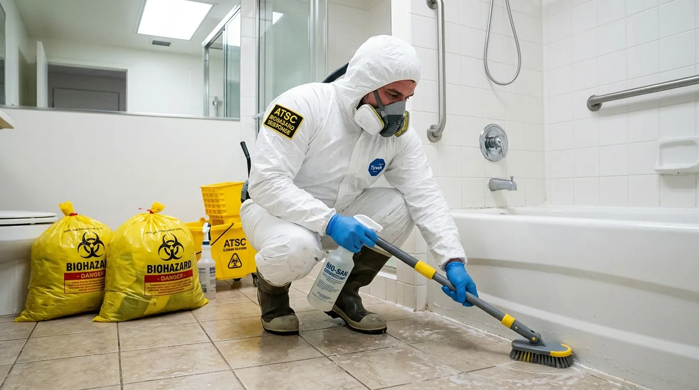 Decontamination equipment deployed for Blood Cleanup in Midwest City